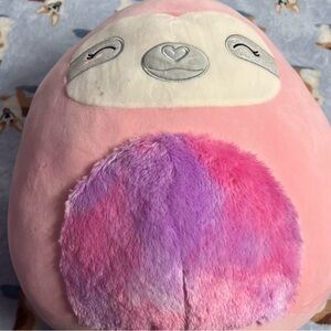 Pink and Purple Sloth Plush Toy